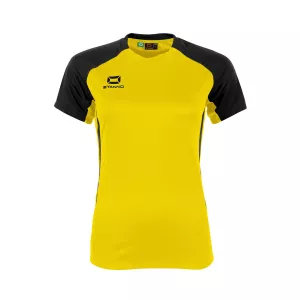 STANNO STADIO T-SHIRT SS LADIES YELLOW-BLACK
