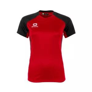 STANNO STADIO T-SHIRT SS LADIES RED-BLACK