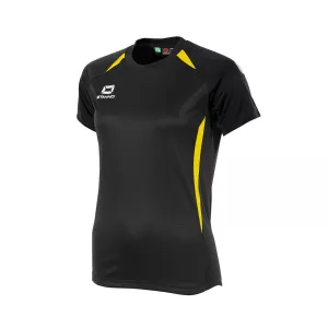 STANNO STADIO T-SHIRT SS LADIES BLACK-YELLOW