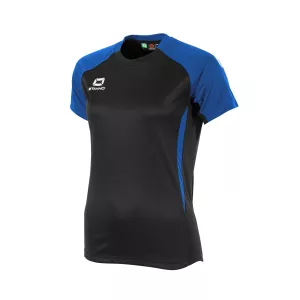 STANNO STADIO T-SHIRT SS LADIES BLACK-ROYAL