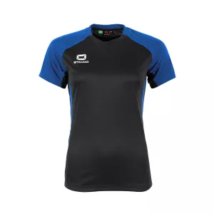 STANNO STADIO T-SHIRT SS LADIES BLACK-ROYAL