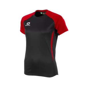 STANNO STADIO T-SHIRT SS LADIES BLACK-RED