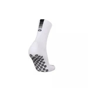 STANNO RAW CREW SOCK WHITE-BLACK