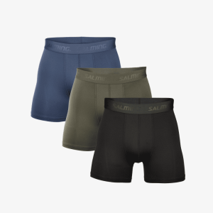 SALMING KALSONGER PERFORMANCE SVART/NAVY/GRÖN 3-PACK