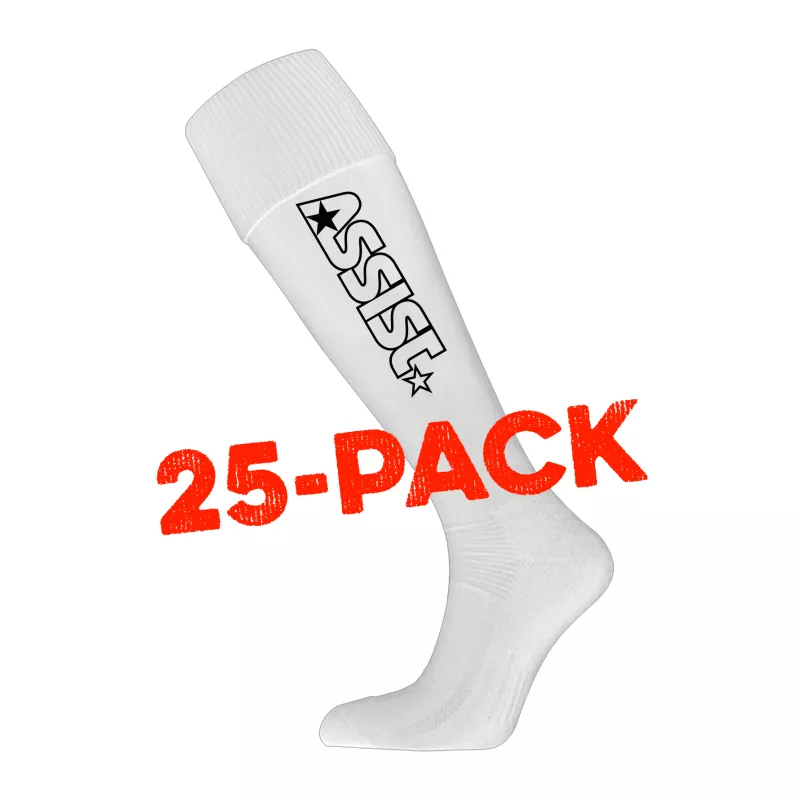 Product Image for ASSIST BOLASTRUMPA VIT/SVART 25-PACK (40/45)