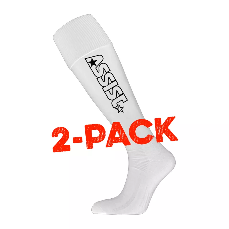Product Image for ASSIST BOLASTRUMPA VIT/SVART 2-PACK (35/39)