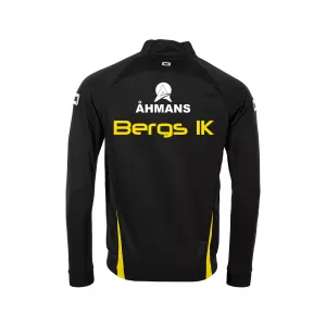 BERGS IK STADIO FULL ZIP TOP BLACK-YELLOW