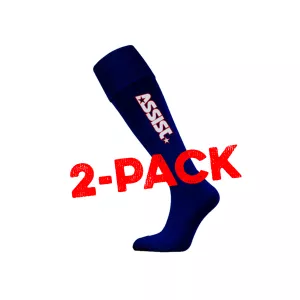 ASSIST BOLASTRUMPA MARINBLÅ 2-PACK