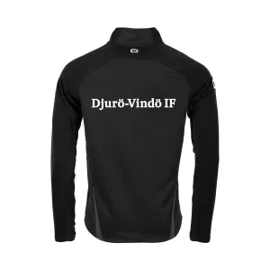 D-VIF STADIO QUARTER ZIP TOP BLACK-GREY
