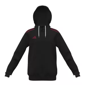 ADIDAS ENTRADA 22 MITEAM HOODY BLACK-RED JR