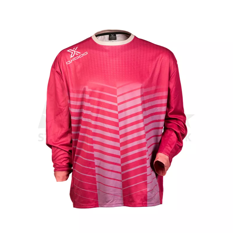 Product Image for OXDOG XGUARD GOALIE SHIRT BLEACHED RED (SMALL)