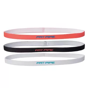 FAT PIPE WINNY HAIRBAND SET CORAL/BLACK/WHITE