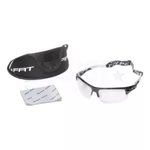 FAT PIPE PROTECTIVE EYEWEAR BLACK/WHITE SR