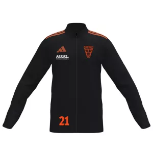 FBI TULLINGE ENTRADA 26 MITEAM TRACK JACKET BLACK-ORANGE