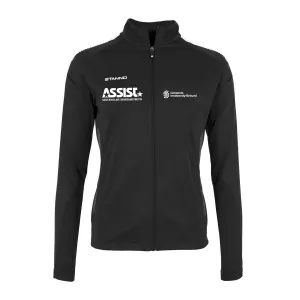 GIBF FIRST FULL ZIP TOP LADIES BLACK-WHITE