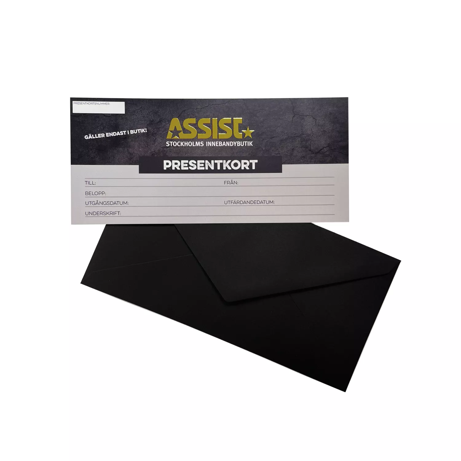 ASSIST PRESENTKORT BUTIK 800:-