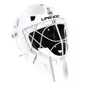 UNIHOC GOALIE MASK ALPHA PRIME EVOLAB WHITE