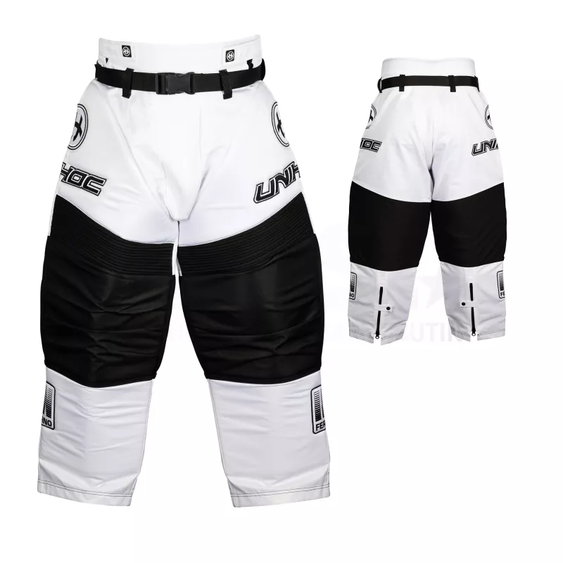 Product Image for UNIHOC GOALIE PANTS INFERNO ALL WHITE (XXL)
