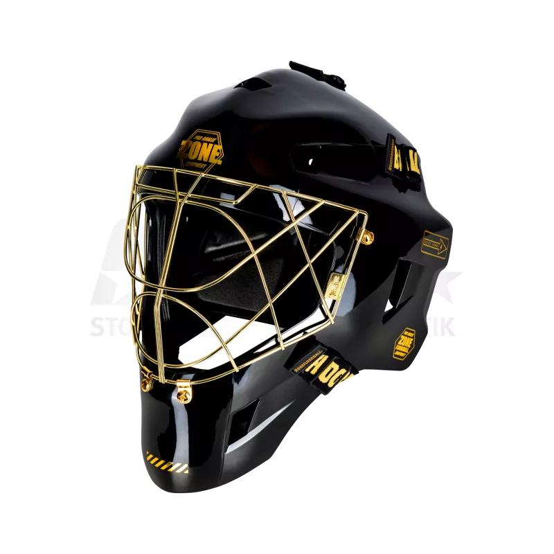 Product Image for ZONE GOALIE MASK UPGRADE PRO BLACK/GOLD