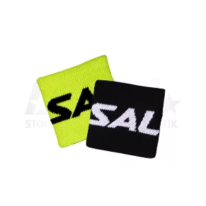 SALMING WRISTBAND SHORT BLACK 2-PACK