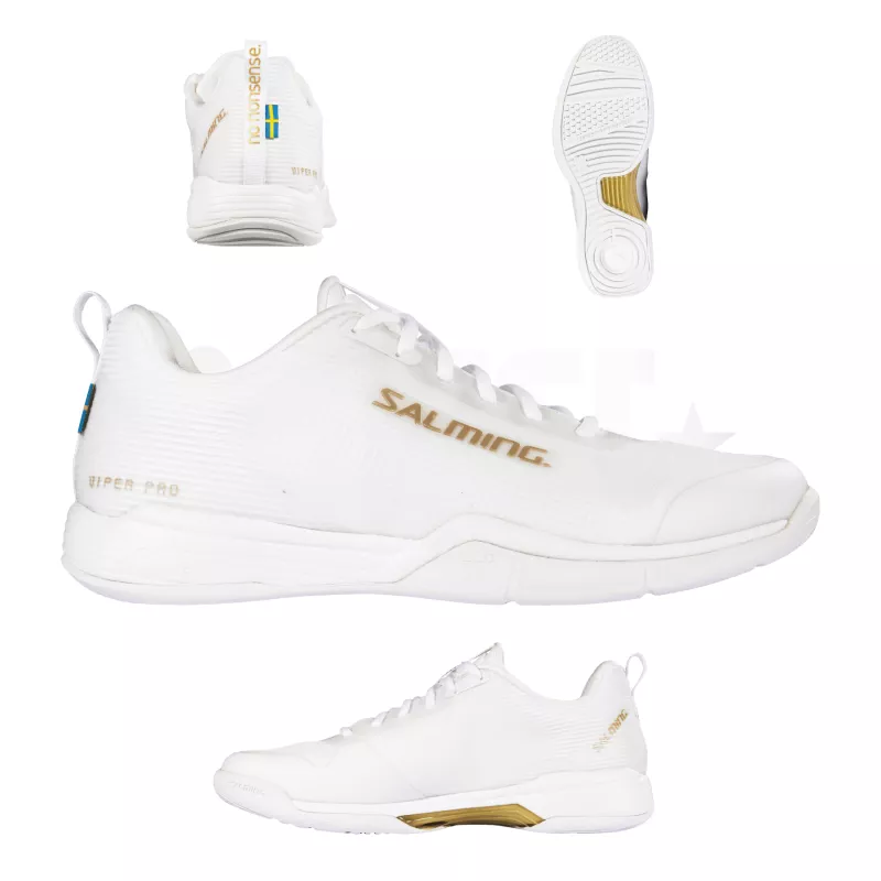 SALMING VIPER PRO WHITE/GOLD (EUR 40 - 25CM)