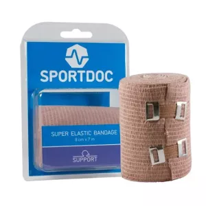 SPORTDOC SUPER ELASTIC BANDAGE 8CM