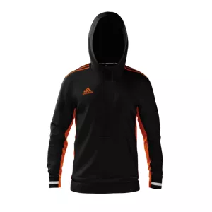 ADIDAS TEAM 19 HOODY BLACK-ORANGE