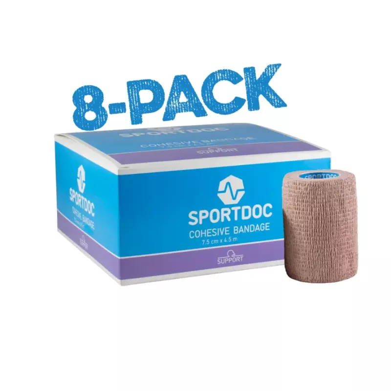 Product Image for SPORTDOC COHESIVE BANDAGE 8-PACK