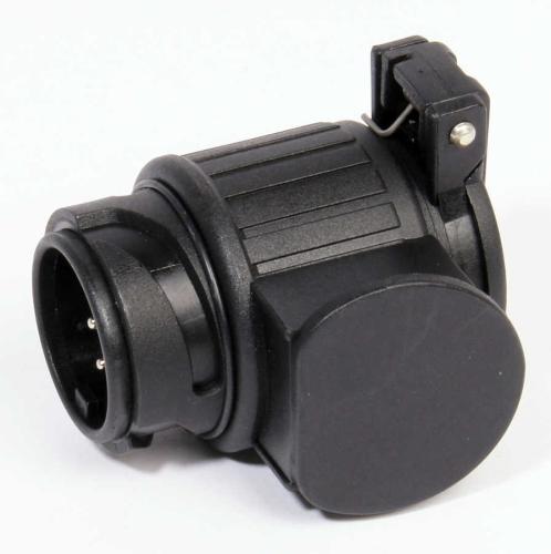 ADAPTER 13/7POL EH PLAST SVART