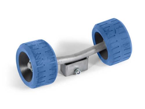 SIDORULLSHÅLLARE DUBBLA BLÅ RULLAR UTAN RÖR 30x30