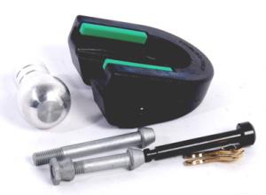 SLÄPVAGNSLÅS COMBILOCK GRÖN F AK7/160/300/K7,5/14 B: 60mm