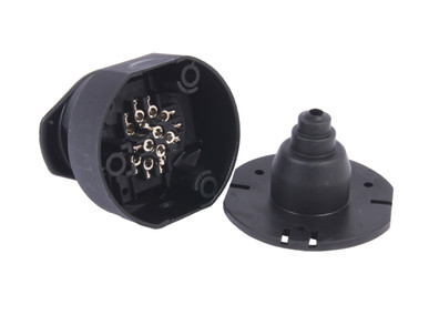 HONKONTAKT 13POL SKRUVANS PLAST SVART