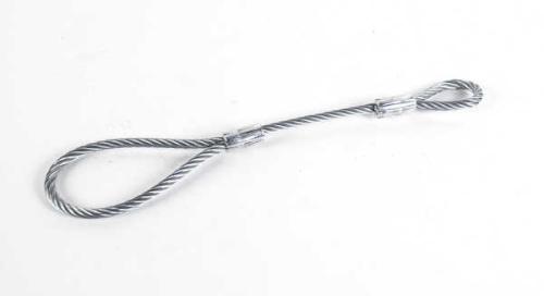 SÄKERHETSWIRE D5 L284 (DUBBLA ÖGLOR) OBROMSADE VAGNAR ENKEL