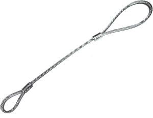 SÄKERHETSWIRE D5 L394 (DUBBLA ÖGLOR) OBROMSADE V-DRAG