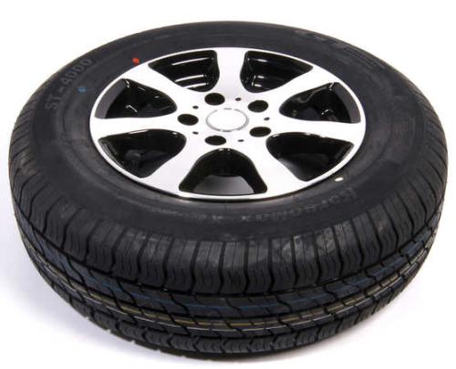 HJUL VINTER U/D 165R13C 5x112 670KG ALU FÄLG SVART