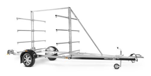 BÅTTRAILER 1665X OB 650KG 16F KAYAK SVÄNGB. LAMPA SE 19-