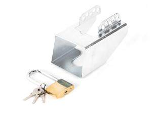 SLÄPVAGNSLÅS MED HÄNGLÅS LÅNG BYGEL V2