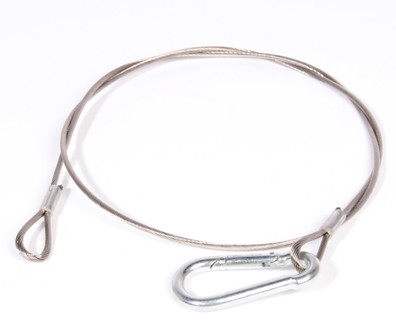 SÄKERHETSWIRE ROSTFRI L1000 ÖGLA/KARBINHAKE