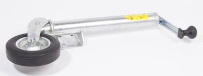 STÖDHJUL D65 200x50 MASS.G PLÅT.F VIKBART MED FÄSTPLÅT