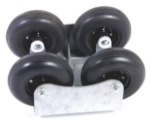 FÖRHÖJNINGSSATS 4 GUMMIHJUL MAX KÖLHÖJD 80MM FÖR VAGGA