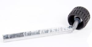 SIDORULLSHÅLLARE ENKEL MED SVART RULLE 40x40 ES