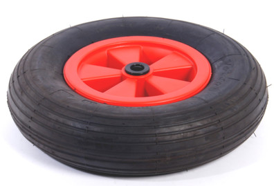 HJUL 4.00-8/2 LUFT.G PLAST.F RÖD BÅTHANDKÄRRA