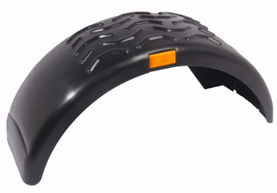 SKÄRM PLAST 250/750 SVART MED LÄPP U STAG U REFLEX BÅT