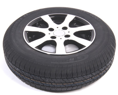 HJUL SOMMAR 155/80R13 XL 4x100 500KG ALU FÄLG SVART