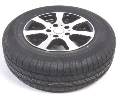 HJUL SOMMAR 195/70R14 5x112 710KG ALU FÄLG SVART