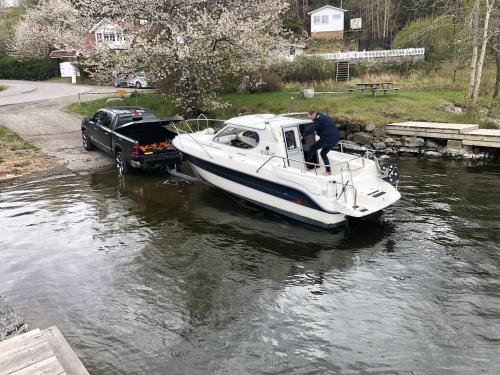 Sjösättning egen vagn zon 3 &gt; 22 fot