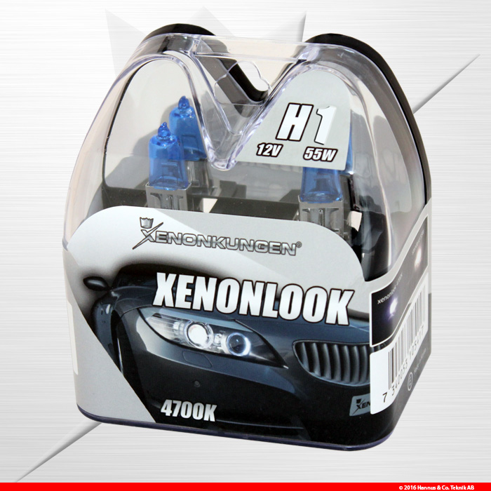 Halogenlampor H1 Xenonlook 4700K