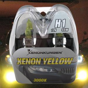 Halogenlampor H1 Xenonlook Gul