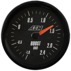 AEM - Laddrycksmätare -1 - 2,4 BAR