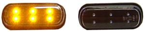 LED. Sidoblinkers svart - Saab